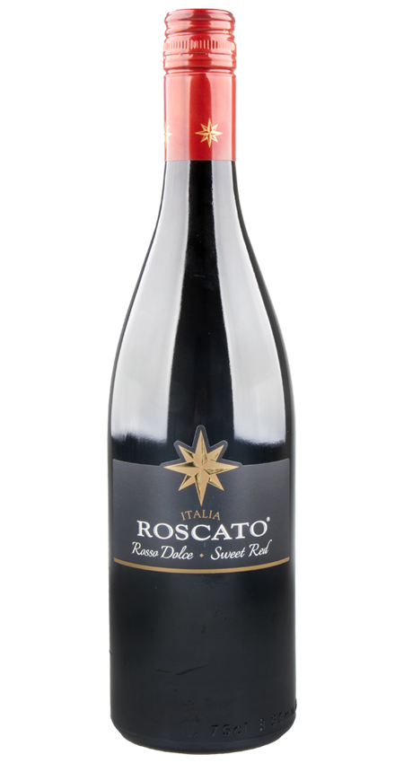 Roscato Rosso sweet wine of Italy highlighting rich Italian flavors and smooth, fruity taste