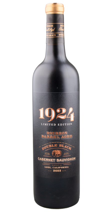 A bottle of 1924 by Gnarly Head Cab Bourbon Barrel Lodi 2022 cabernet sauvignon wine