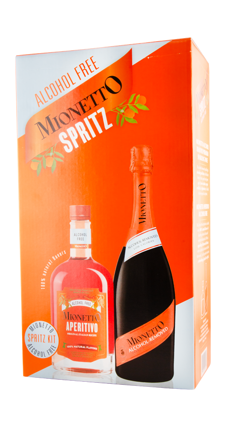 Mionetto Spritz Kit – Alcohol-Free Sparkling Wine (Non-Alcoholic)