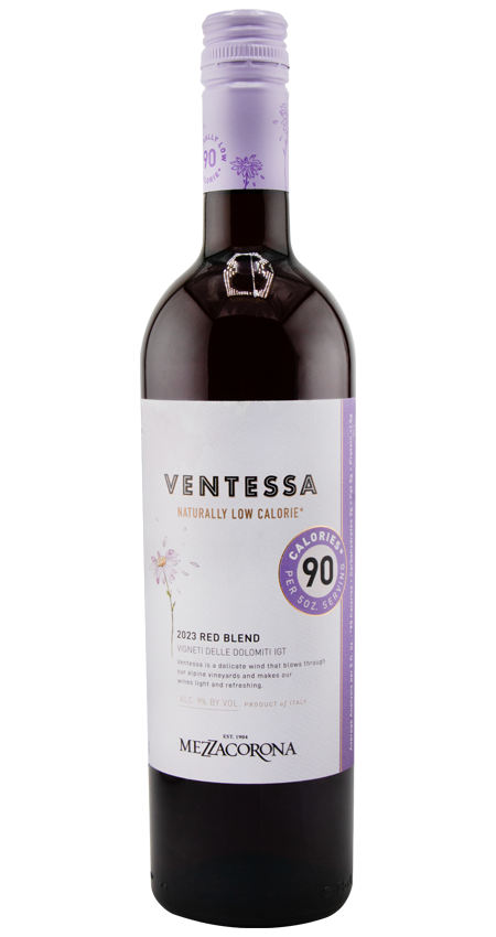Mezzacorona Ventessa Low Cal Red Blend 2023
