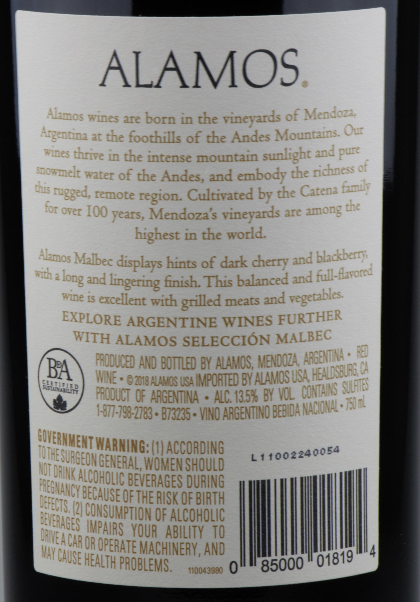 Alamos Malbec 2023