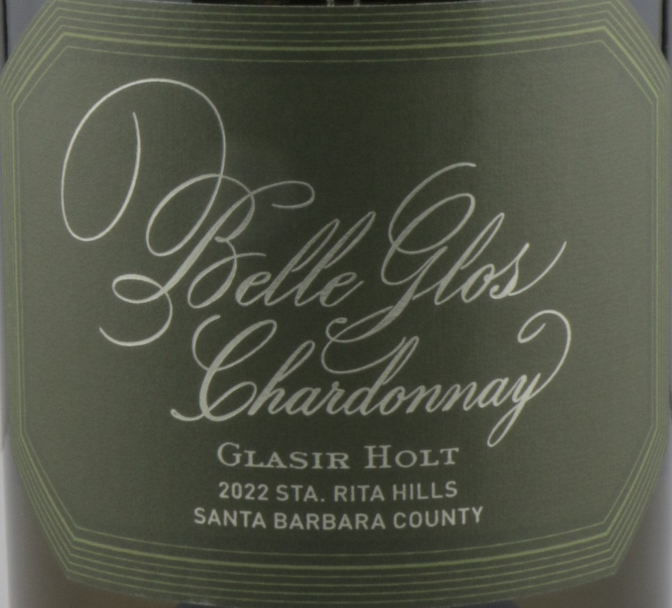 Belle Glos Glasir Holt Chardonnay 2022 – Bold, Coastal California