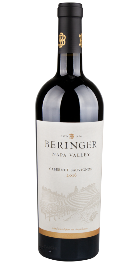 Bottle of Beringer Cabernet