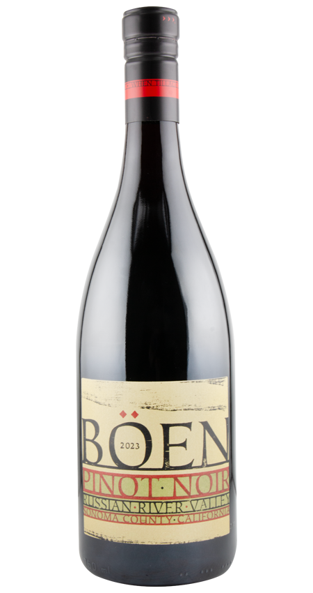 Boen Pinot Noir Russian River Valley by Joe Wagner, 2023.