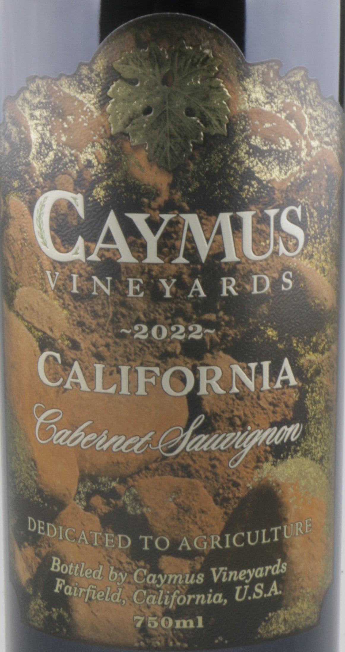Caymus Vineyards Napa Valley showcasing premium red wine bottles and elegant vineyard scenery
