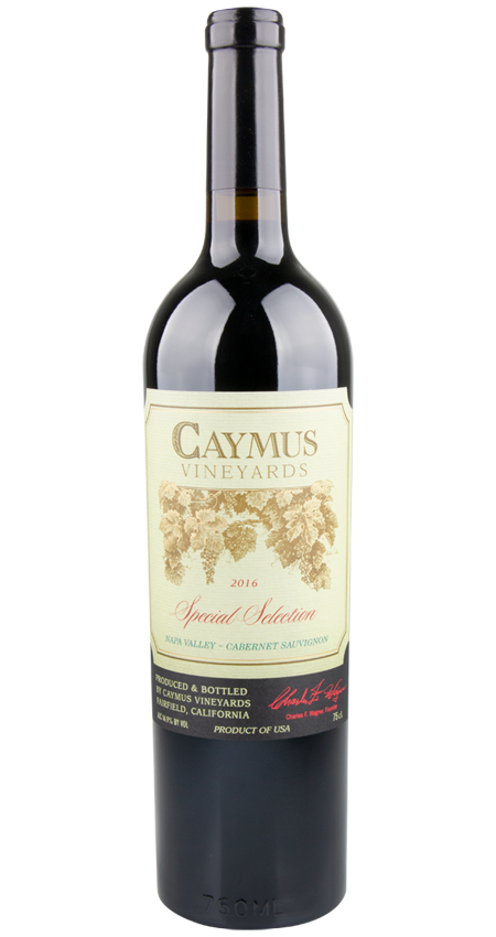 Bottle of 2016 Caymus Special Selection Cabernet