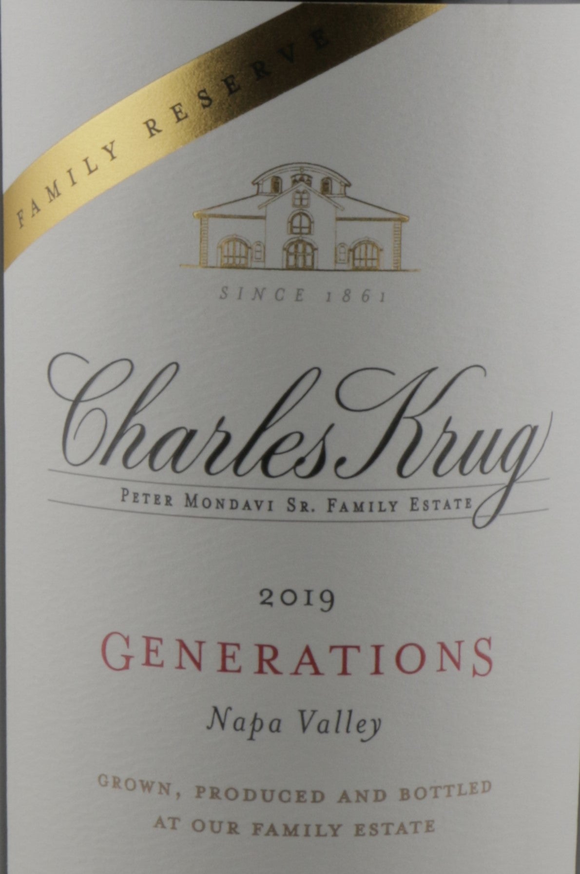 Charles Krug Generations 2019 – Napa Valley Red Blend for Collectors