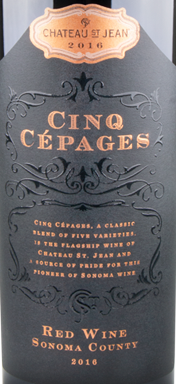 95 Pt. Château St. Jean Cinq Cépages 2016 – Iconic Sonoma Red Blend | Clearance