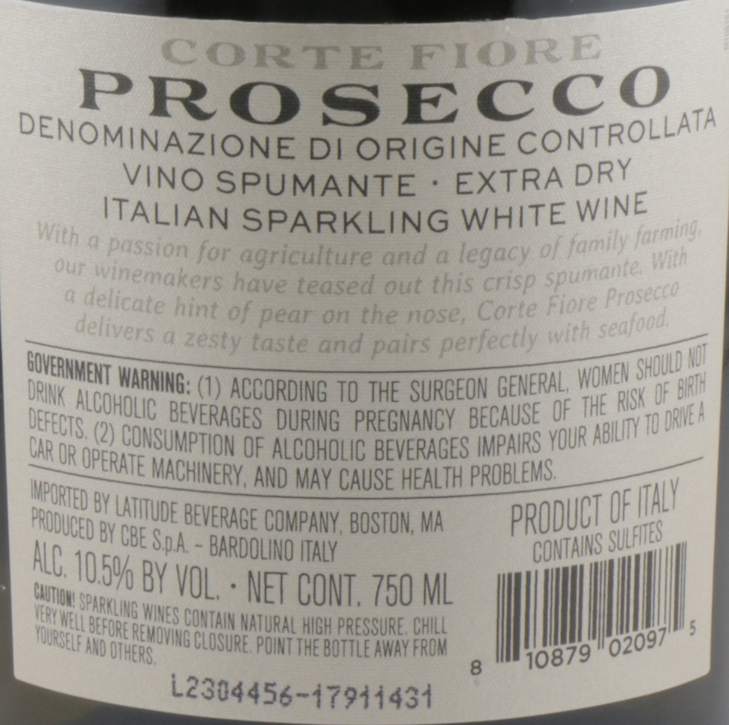 Corte Fiore Lupi Real Prosecco