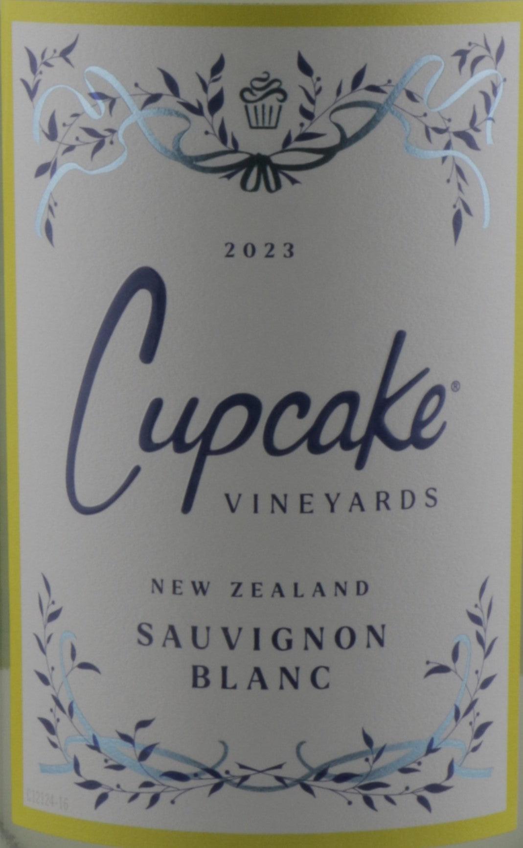 Cupcake Sauvignon Blanc bottle and glass - detailed Cupcake Sauvignon Blanc review with tasting notes