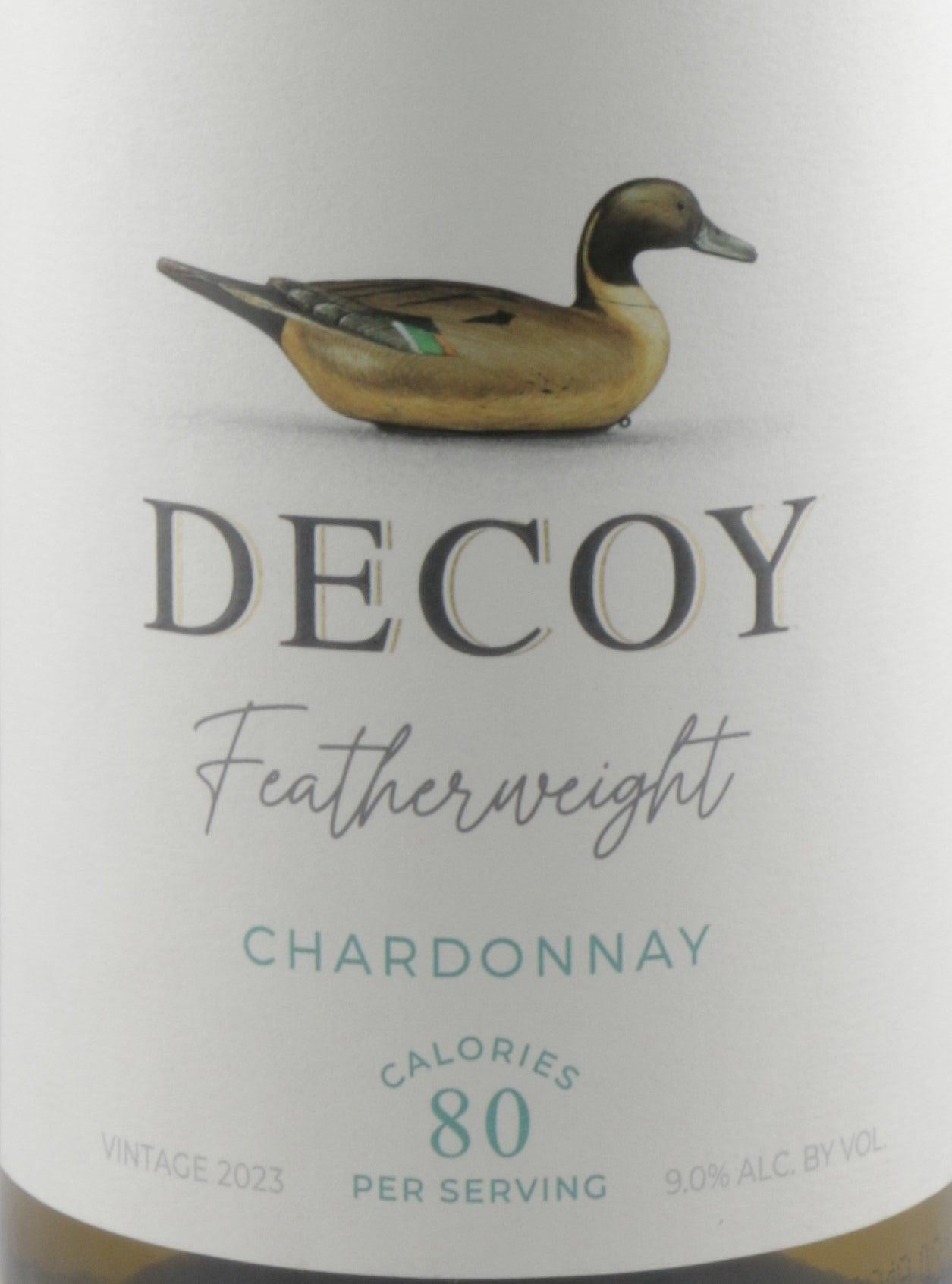 Decoy Featherweight Chardonnay 2023- Low Calorie Wine.
