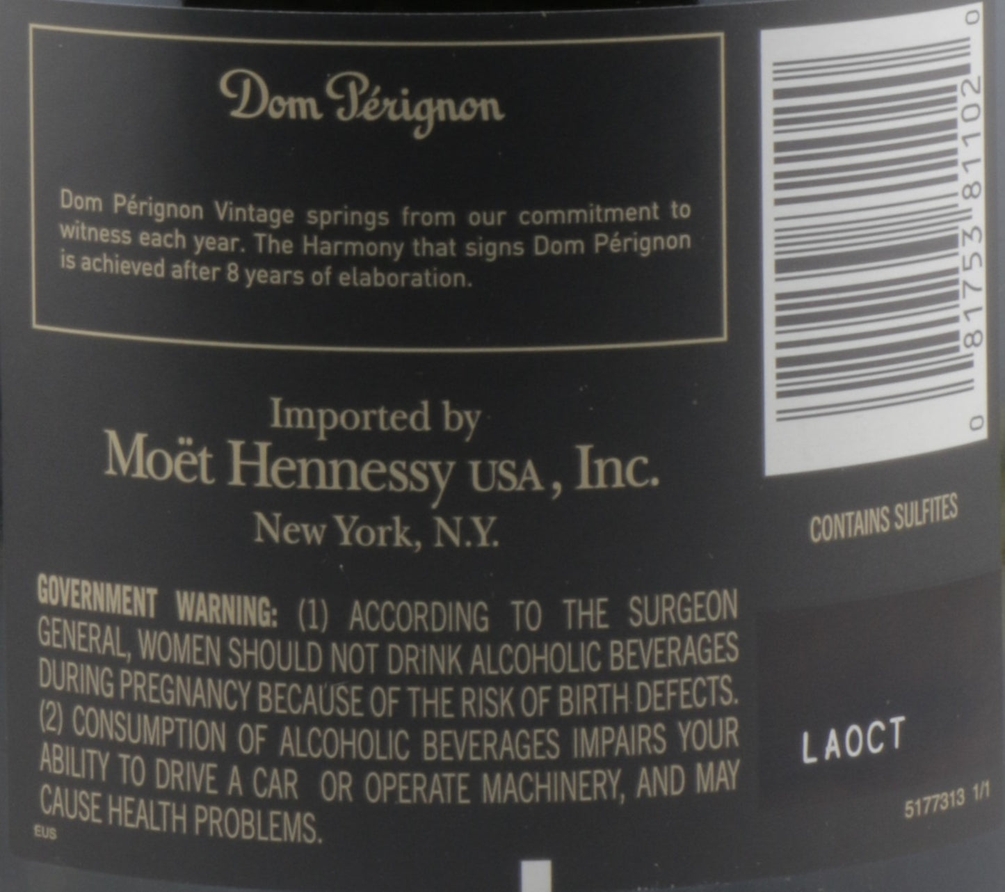 Dom Perignon Vintage -Iconic Luxury in Every Sip
