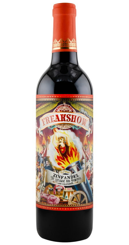 Freakshow Zinfandel 2022 – Bold Lodi Red Wine.