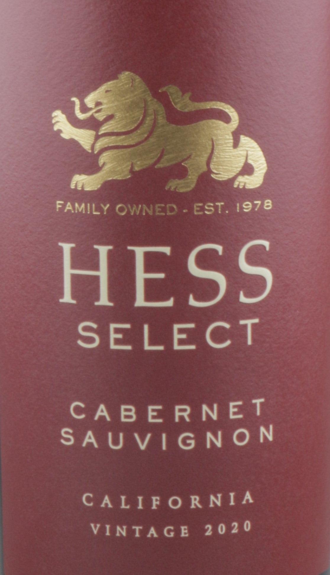 Hess Select Cabernet Sauvignon California 2020.