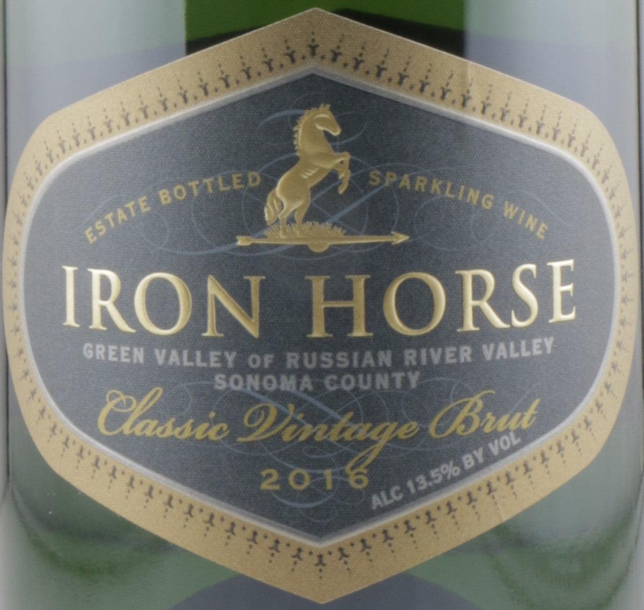 Iron Horse Classic Vintage Brut 2016 | Sonoma Sparkling Wine.