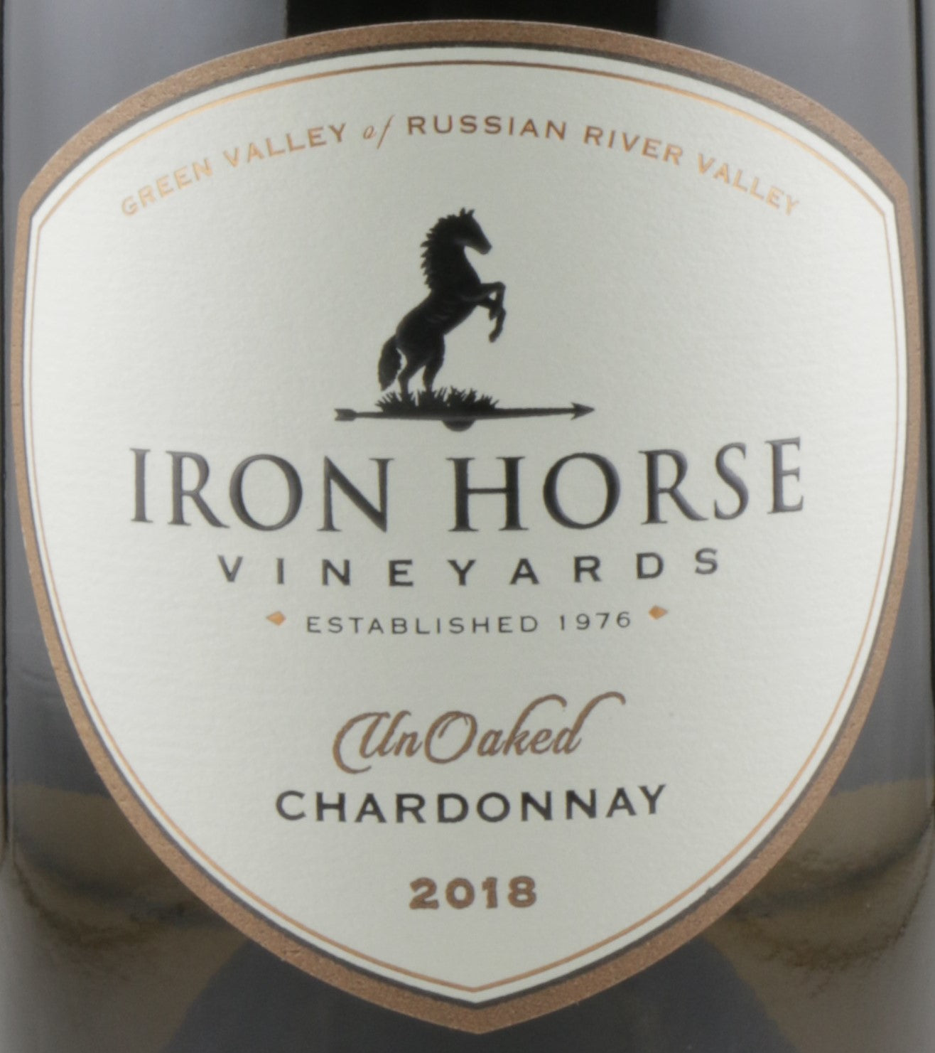 Iron Horse Unoaked Chardonnay 2018 | Crisp Sonoma White Wine