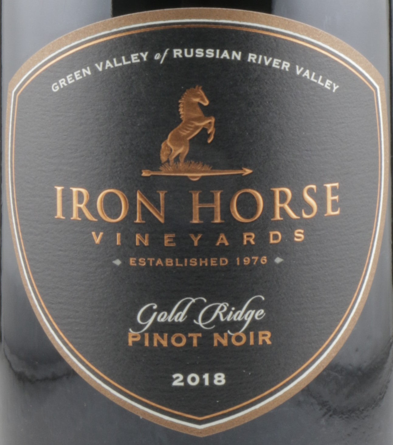 Iron Horse Gold Ridge Pinot Noir 2018 | Elegant Sonoma Red Wine
