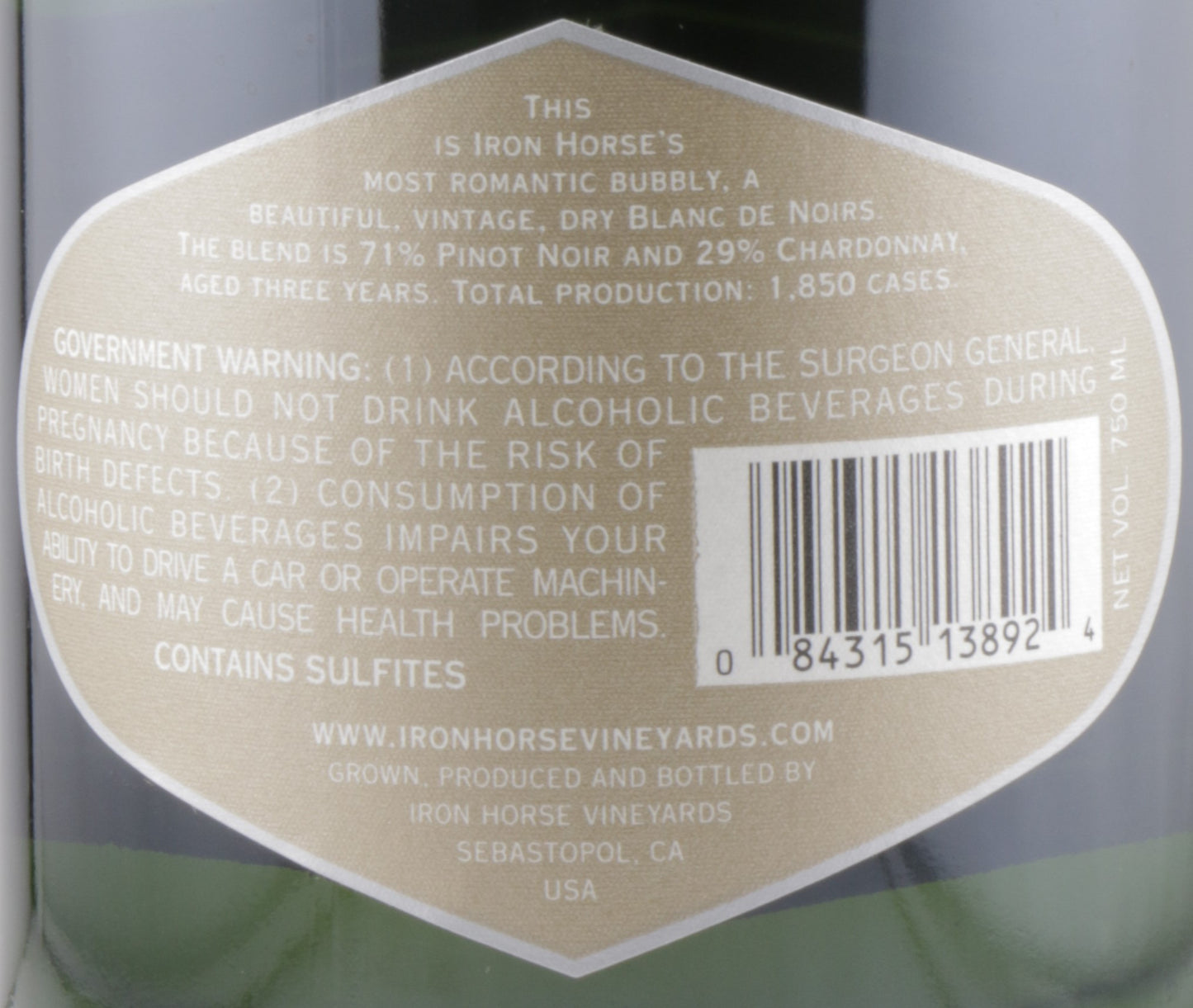 Iron Horse Wedding Cuvée 2016 | Sparkling Wine from Sonoma