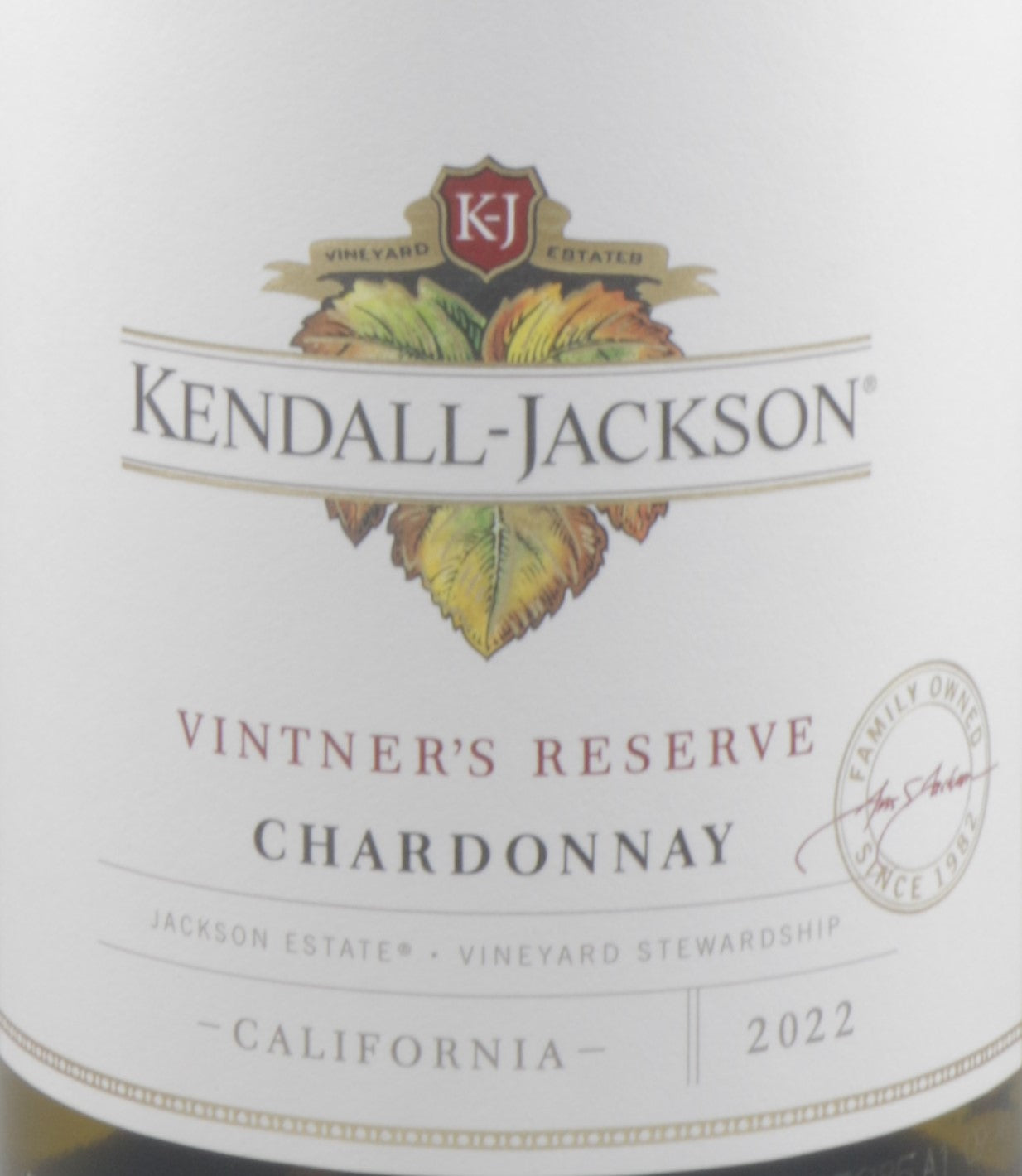 Kendall Jackson Vintners Reserve Chardonnay 2022