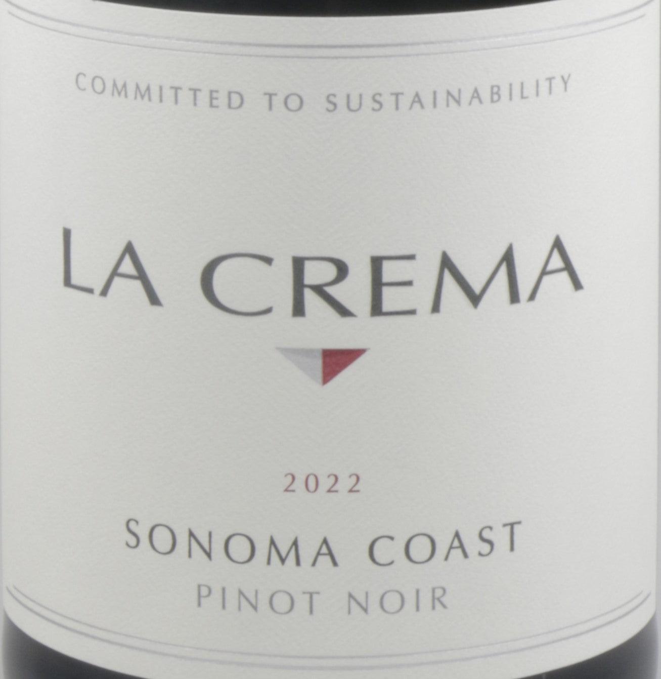 La Crema Pinot Noir wine bottle, budget friendly pinot noir choice for elegant occasions