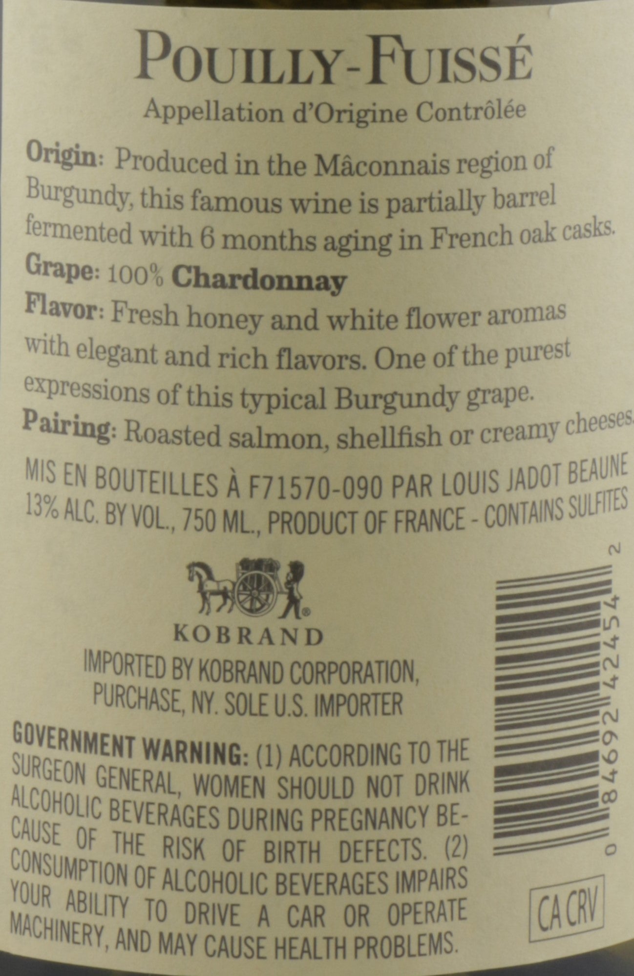 Louis Jadot Pouilly-Fuissé 2023 – Elegant White From France