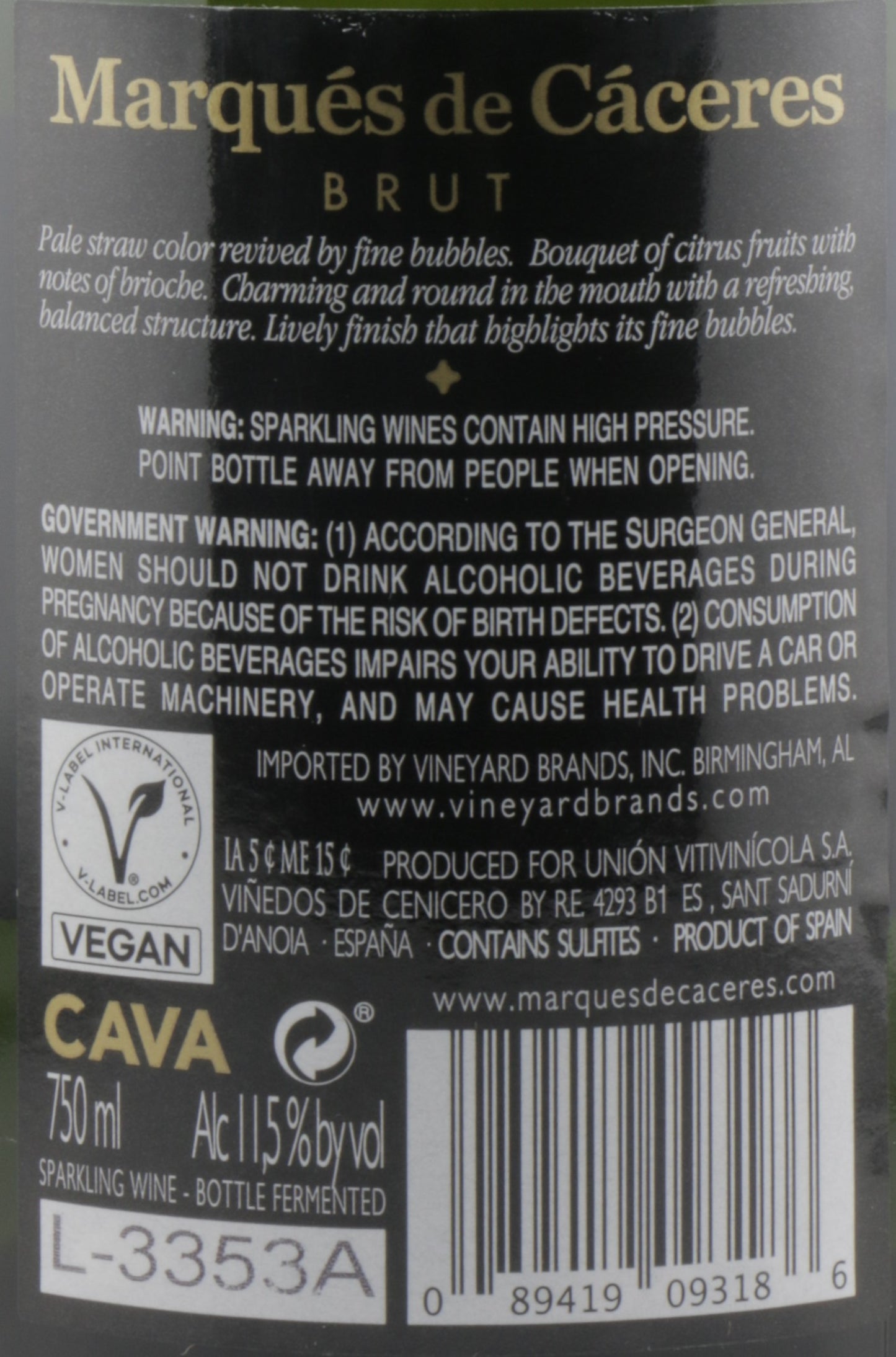 Marques de Caceres Brut Cava N/V