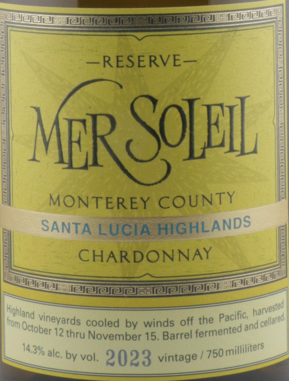 Mer Soleil Reserve Chardonnay 2023 | Monterey County White Wine.