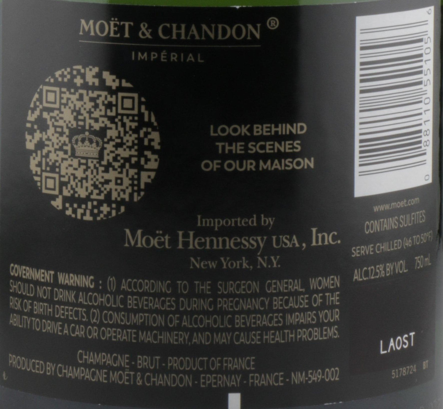 Moët Brut Imperial, Moët & Chandon , Premium French Champagne.
