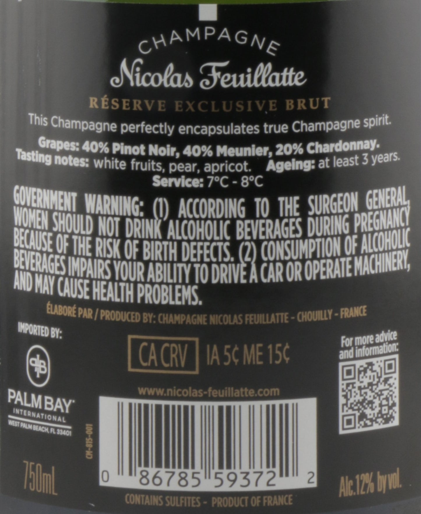 Nicolas Feuillatte Réserve Exclusive Brut Champagne