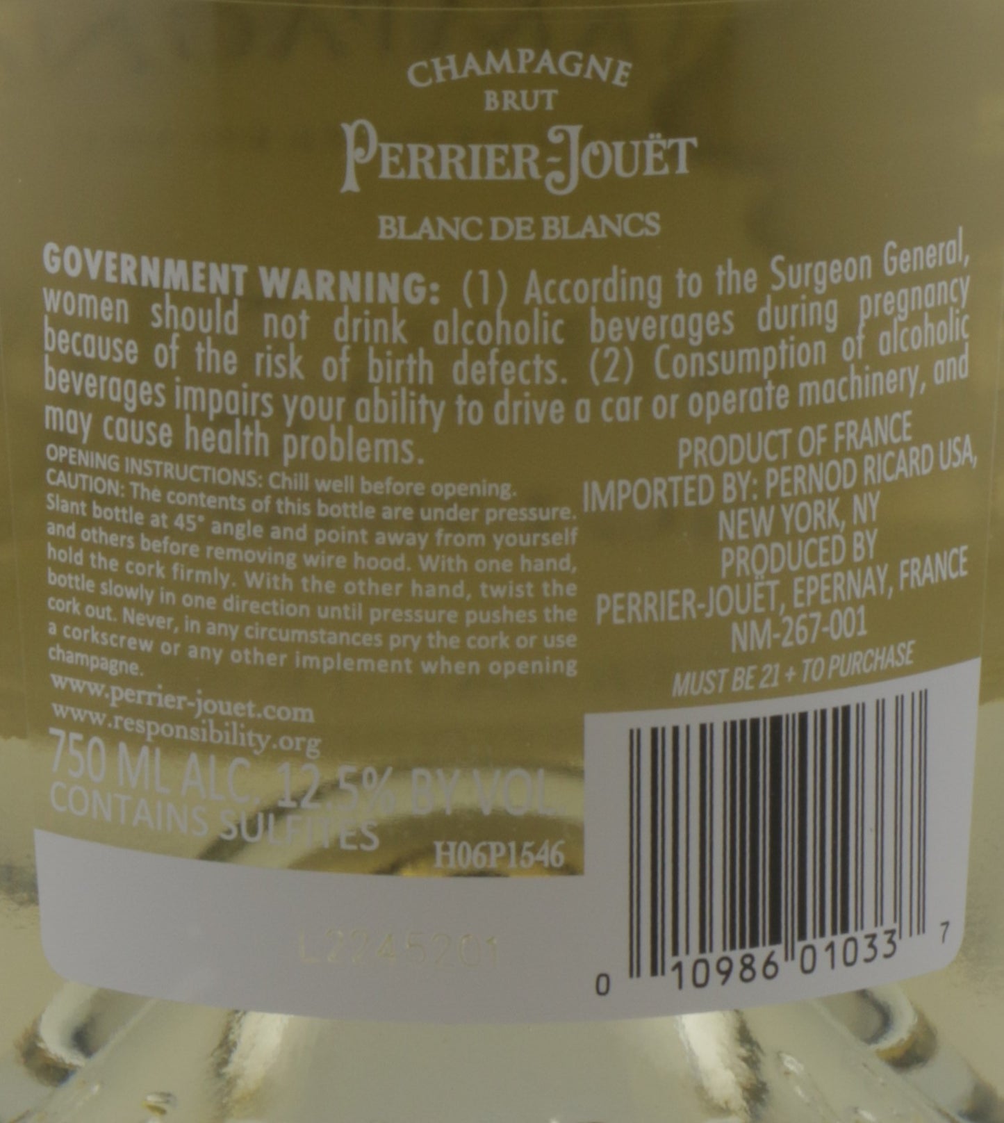 Perrier-Jouët Blanc de Blancs | French Champagne Online
