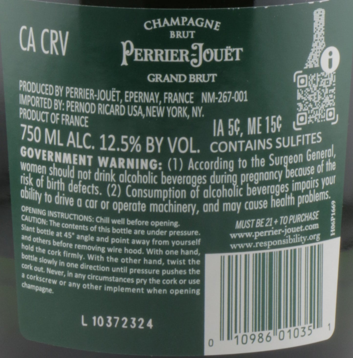 Perrier-Jouët Grand Brut | Buy French Champagne Online