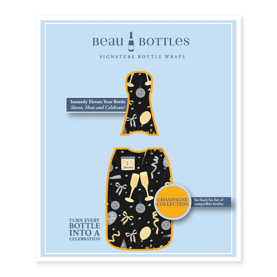 Beau Bottles NYE Celebration Wrap - Made for Veuve & More