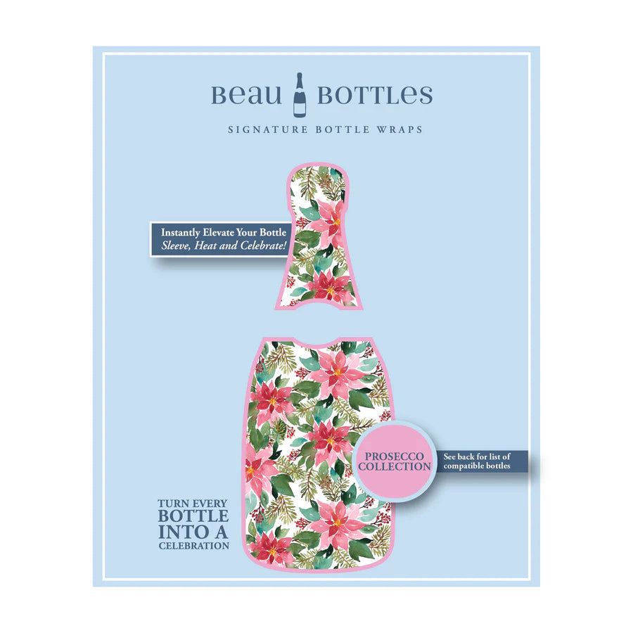 Beau Bottles Holiday Bloom Wrap - Made for La Marca & More