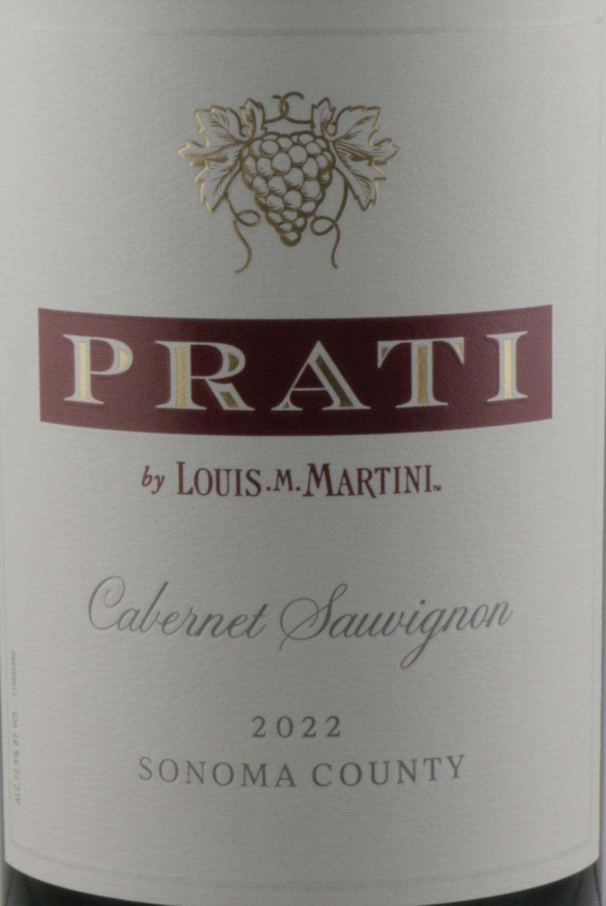 Prati by Louis M. Martini Sonoma County Cabernet Sauvignon 2022.