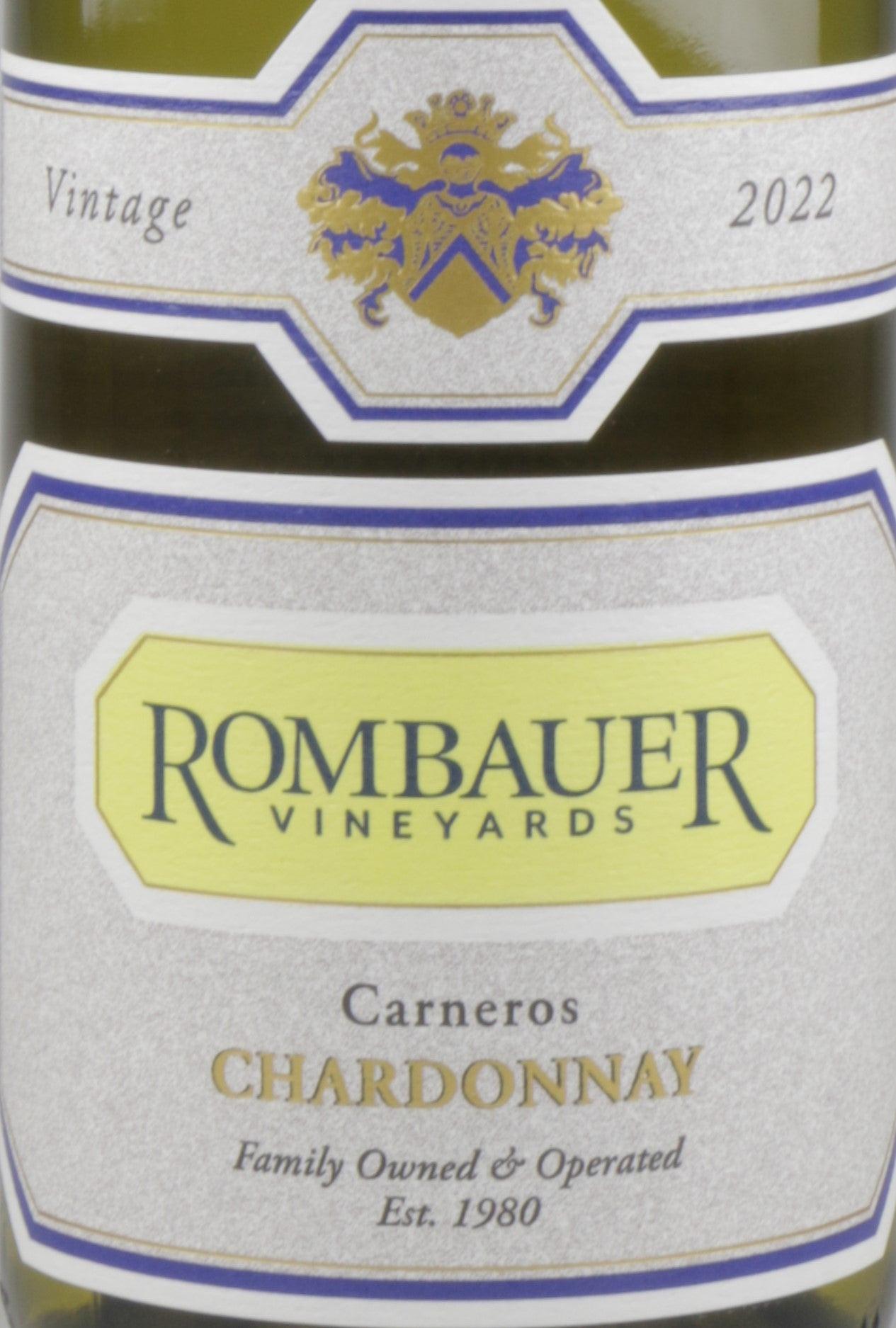 Rombauer Chardonnay 2023 | Carneros White Wine.