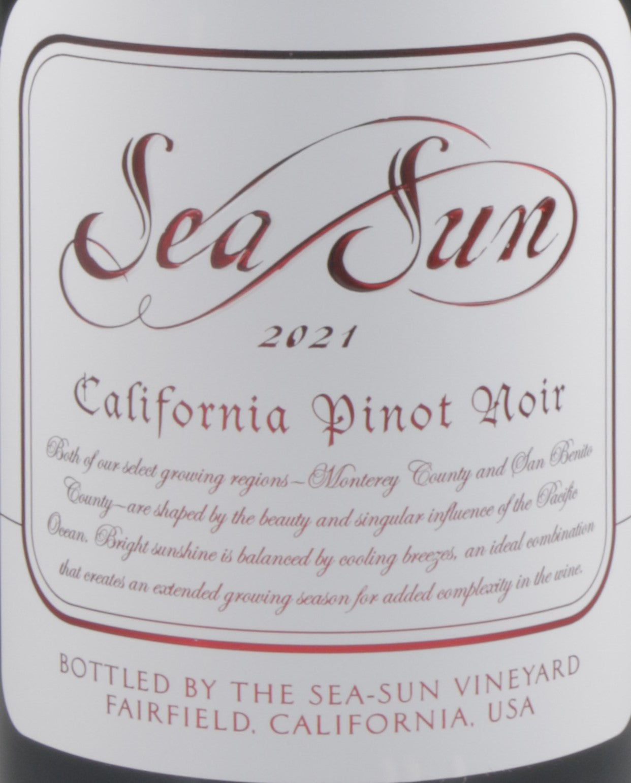 Sea Sun by Wagner Family California Pinot Noir 2021