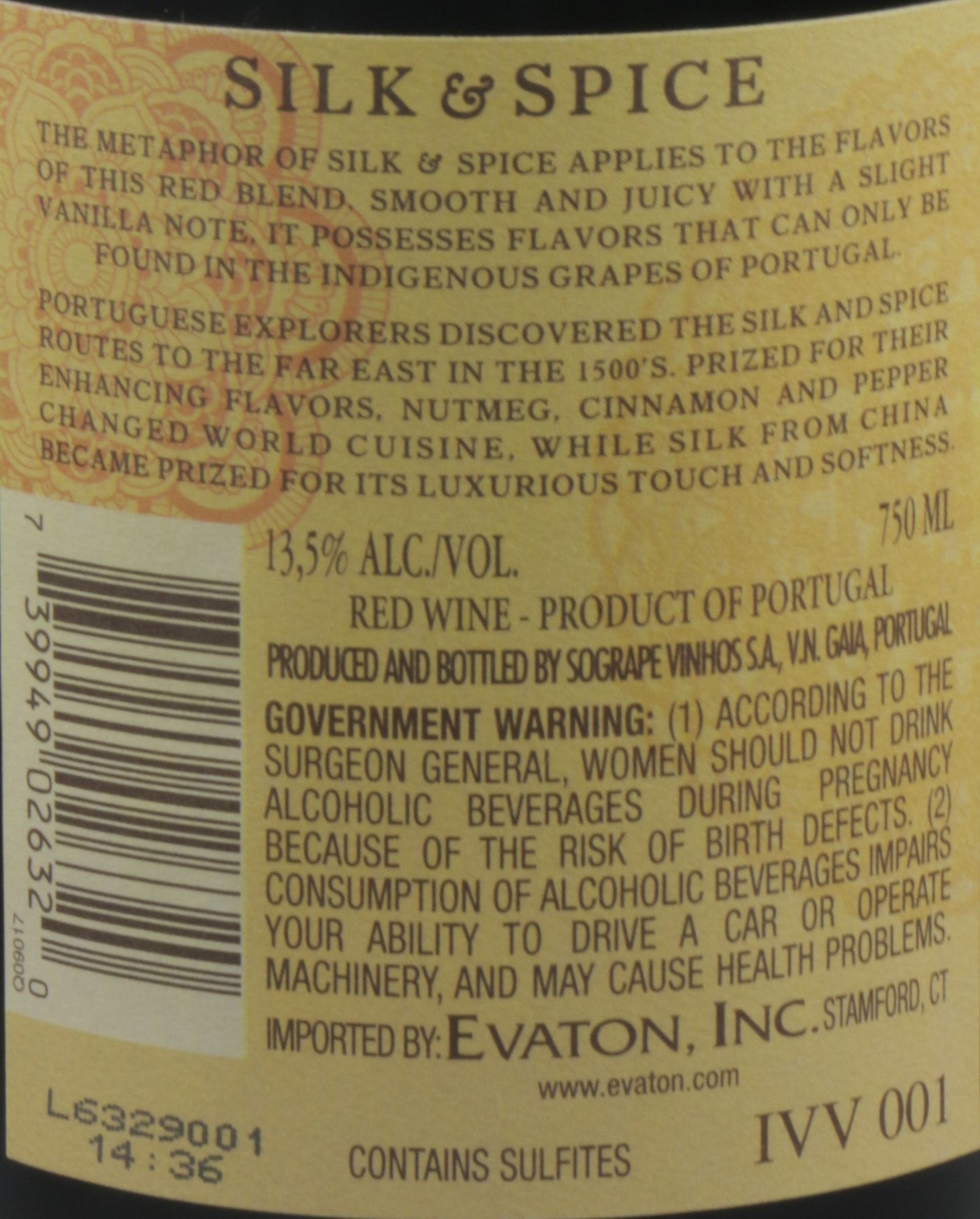 Silk & Spice Red Blend 2021 Portugal