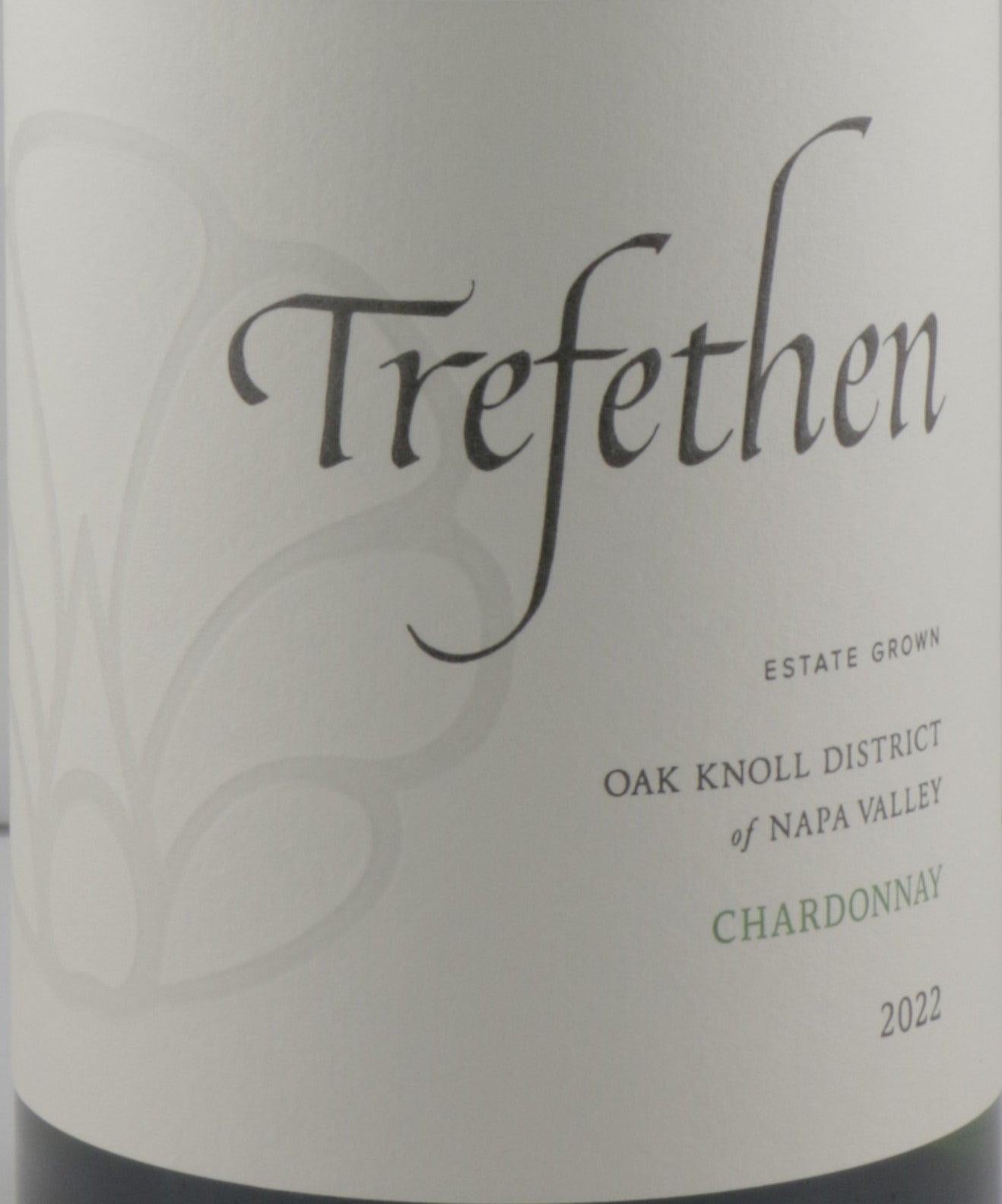 Trefethen Chardonnay 2022 | Oak Knoll District Napa Valley White Wine.