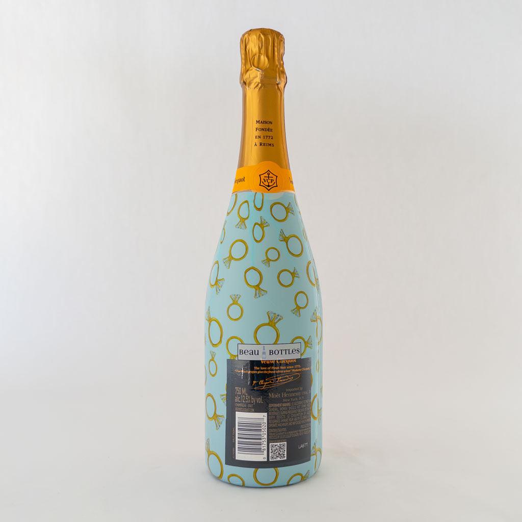Beau Bottles Blue Engagement Ring Wrap - Made for Veuve & More
