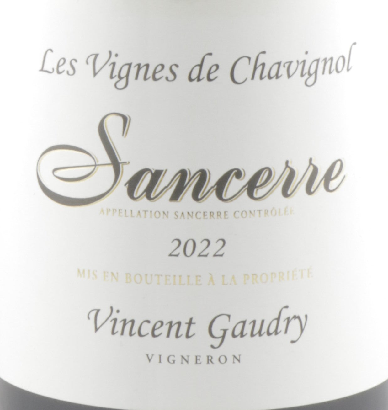 Vincent Gaudry Sancerre Rouge | Les Vignes de Chavignol.
