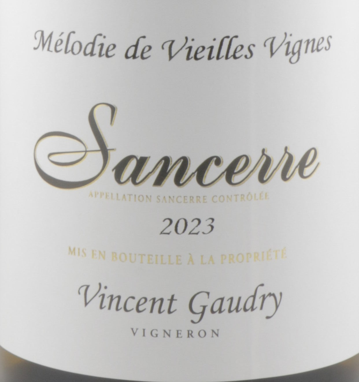Vincent Gaudry Sancerre Mélodie de Vieilles Vignes | French Sauvignon Blanc