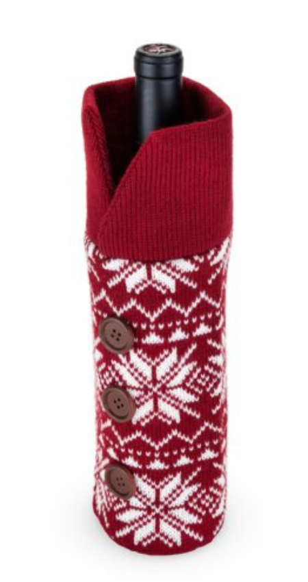 Wool Holiday Wine Sweater by Twine.