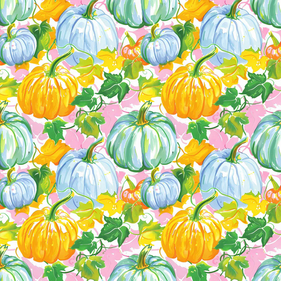 Beau Bottles Orange and Blue Pumpkins Wrap - Made for La Marca & More