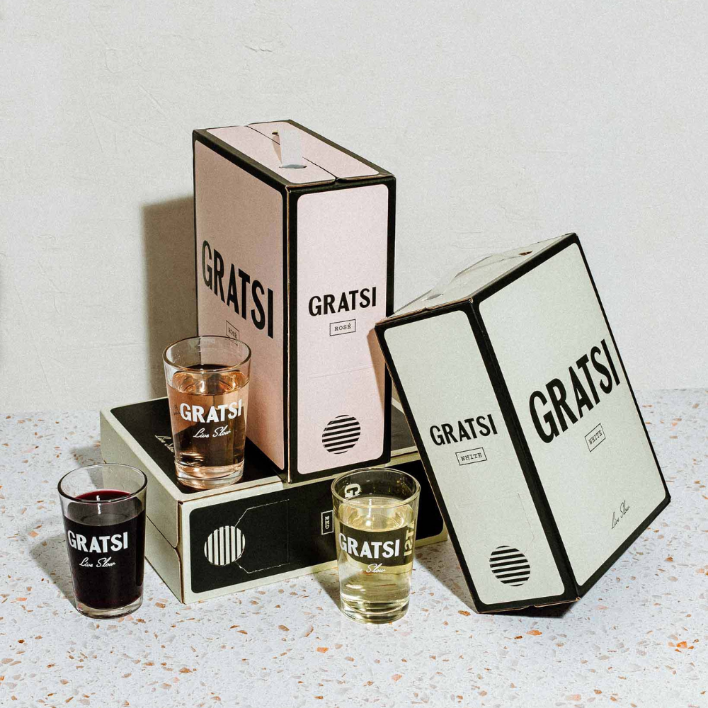 Gratsi low sugar boxed wine