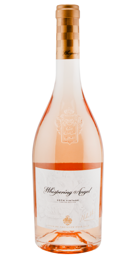 Bottle of Whispering Angel Côtes de Provence Rosé 2025, 20th Vintage Limited Edition