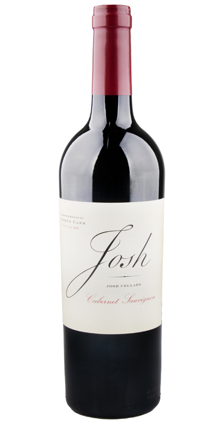 A bottle of Josh Cellars Cabernet Sauvignon California 2021 wine