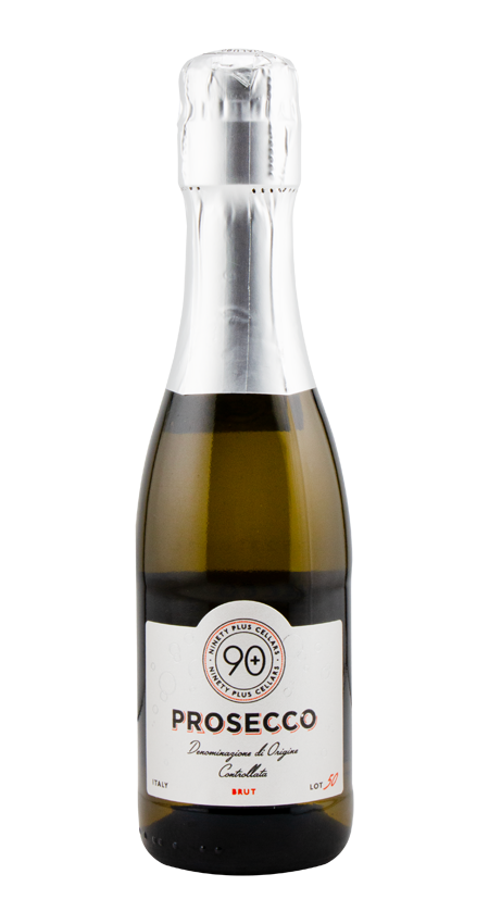 Elegant Prosecco mini bottle, perfect for celebrations and gifting, showcasing premium sparkling Italian wine.