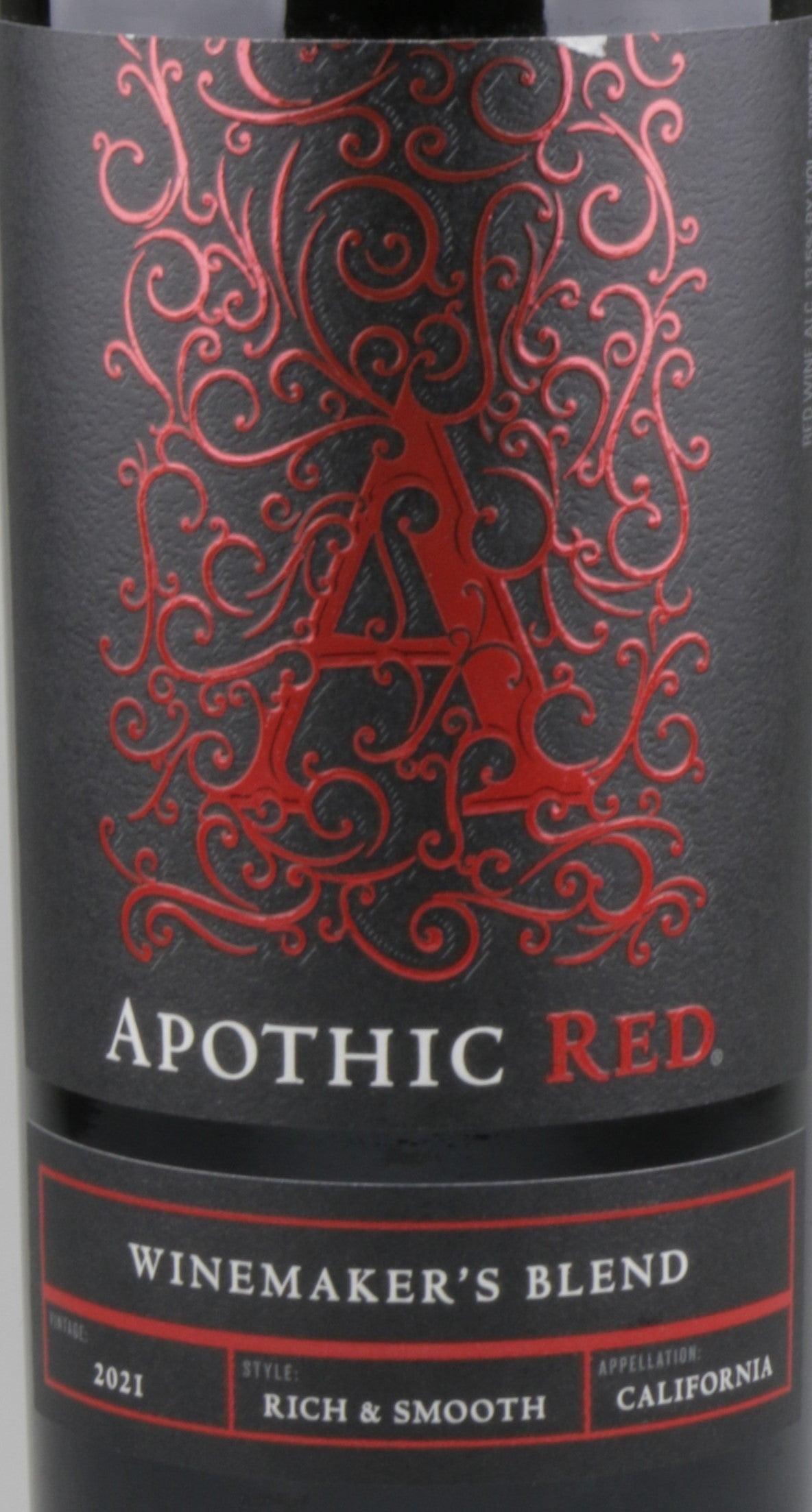 Apothic Red Label Apothic Red Blend 2021 | The Wine Market