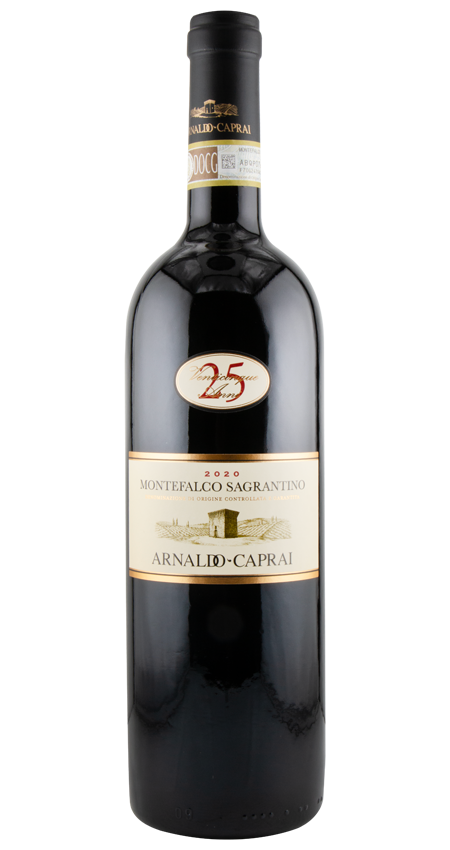 Wine bottle with label on a white background