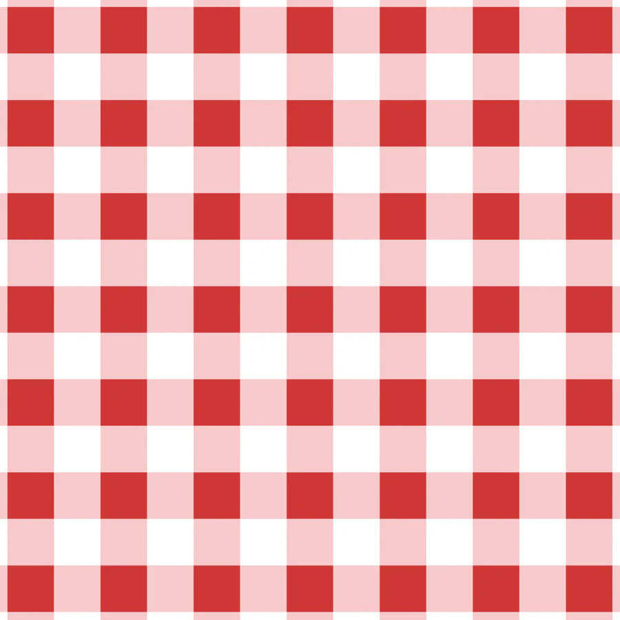 Red and pink checkered pattern